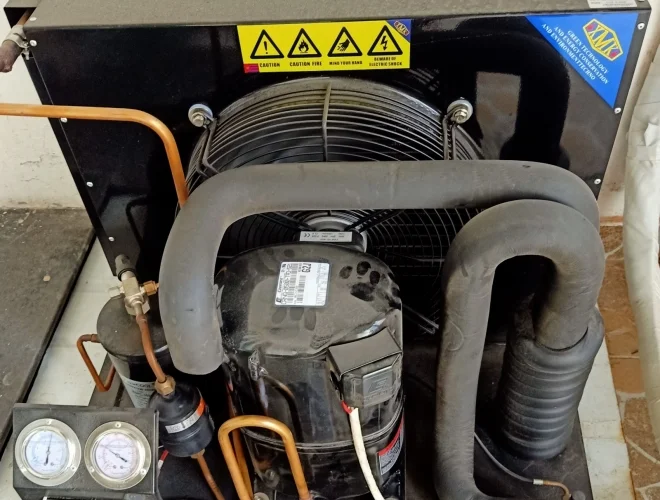 Cụm  máy 3hp pittong 380v