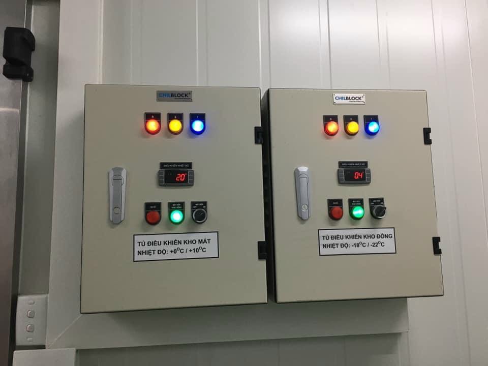 Bảng điều khiển nhiệt độ kho lạnh